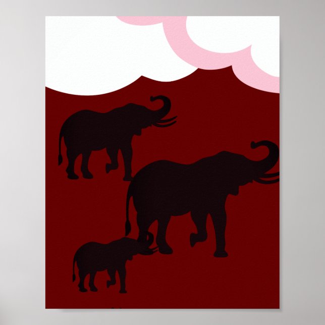 Póster Familia Elephant (Frente)