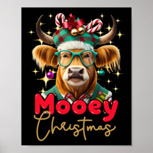 Póster Familia escocesa de Navidades de Mooey de Fun High