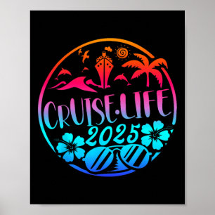 Póster Familia G de vacaciones familiares de cruceros de