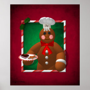 Póster Familia Gingerbread: Pequeño Baker