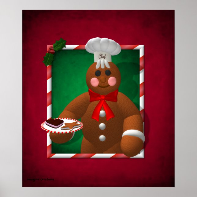 Póster Familia Gingerbread: Pequeño Baker (Frente)