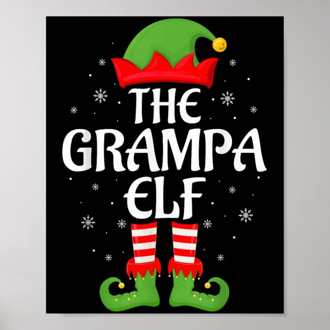 Póster Familia Grampa Elf Xmas coincidiendo con Elf Squad (Frente)