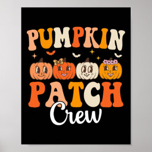 Póster Familia Groovy Fall Hal de la tripulación de parch