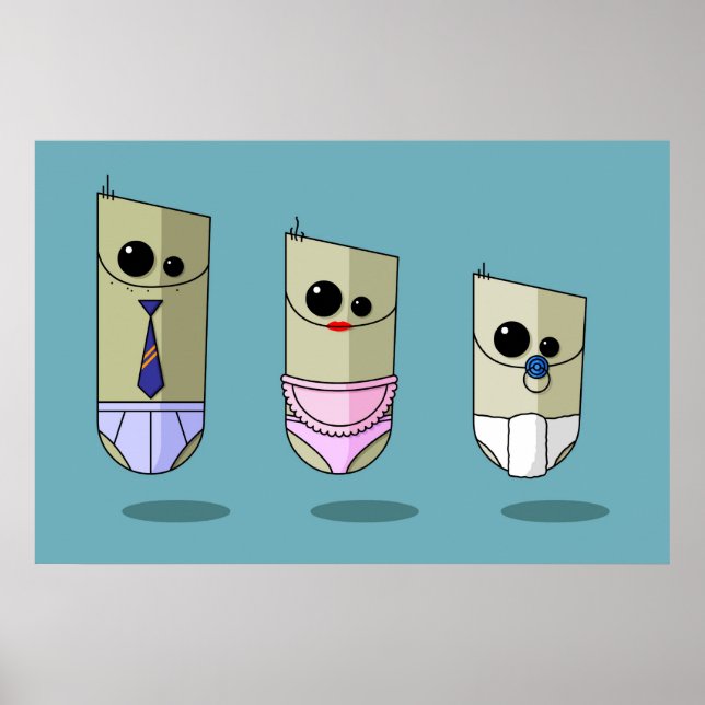 Póster Familia inducida por cefalea (Frente)