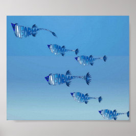 Póster Familia Info Fish