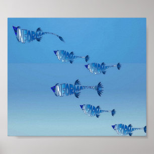 Póster Familia Info Fish