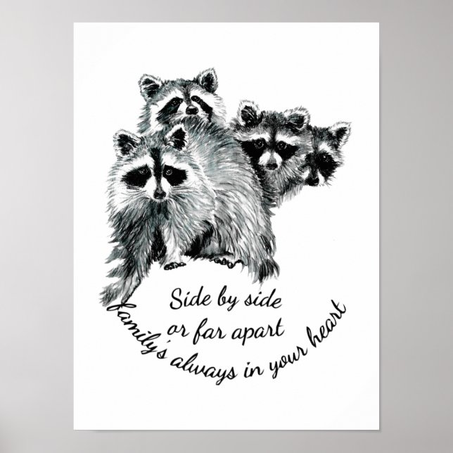 Póster Familia inspiradora siempre en tu presupuesto (Frente)