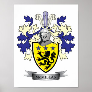 Póster Familia McMillan Crest Coat of Arms