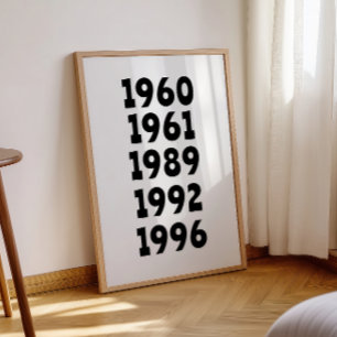 Póster Familia Personalizado Diversión 5 Regalo Poster de