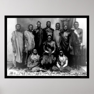 Póster Familia Real de Kenya 1909
