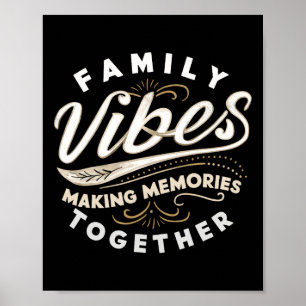 Póster Familia Reunión 2025 Vibes Fabricando Recuerdos M