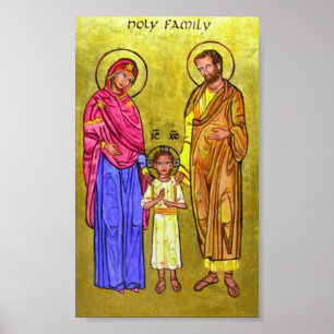 Póster Familia Santa