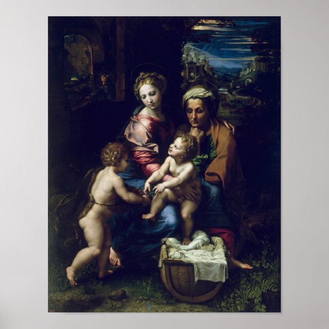 Póster Familia Santa c.1518 (Frente)