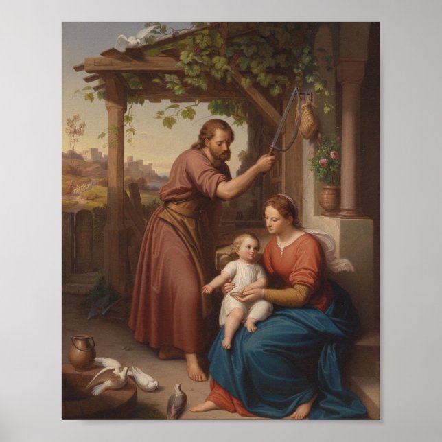 Póster Familia Santa - Julius Frank (Frente)