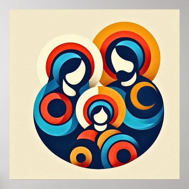 Póster Familia Santa Poster Cristiana (Frente)