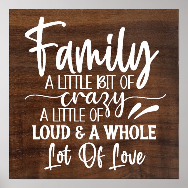 Póster Familia Un Poco De Poster Loco (Frente)