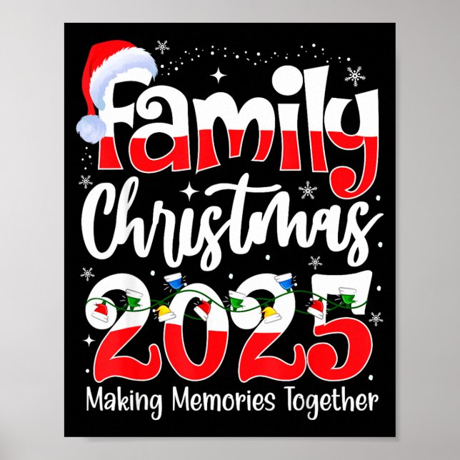 Póster Family Christmas 2025 Matching Family Christmas 20 (Frente)