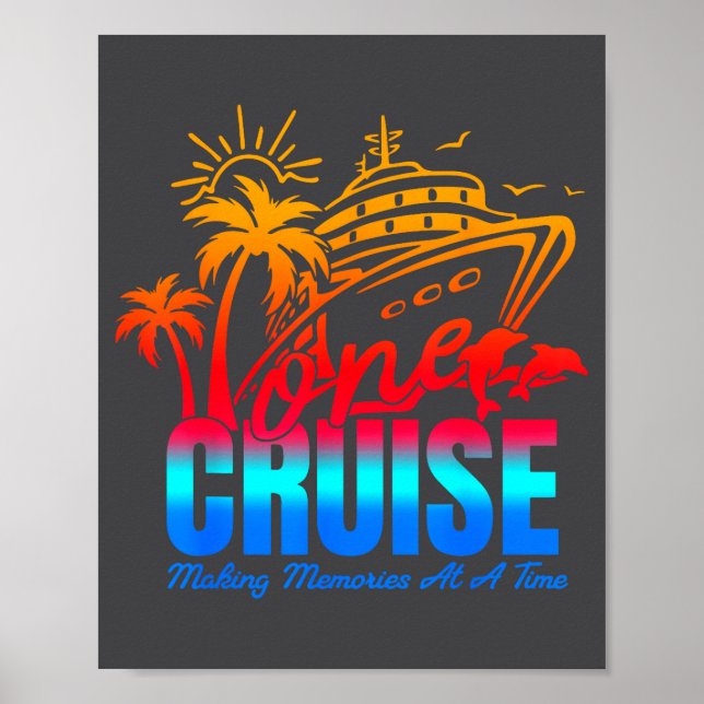 Póster Family Cruise 2026 I Love It When We're Cruisin' T (Frente)