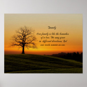 PÓSTER FAMILY QUOTE