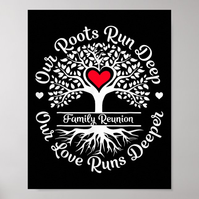 Póster Family Reunion 2025 Our Roots Run Deep Our Love Ru (Frente)