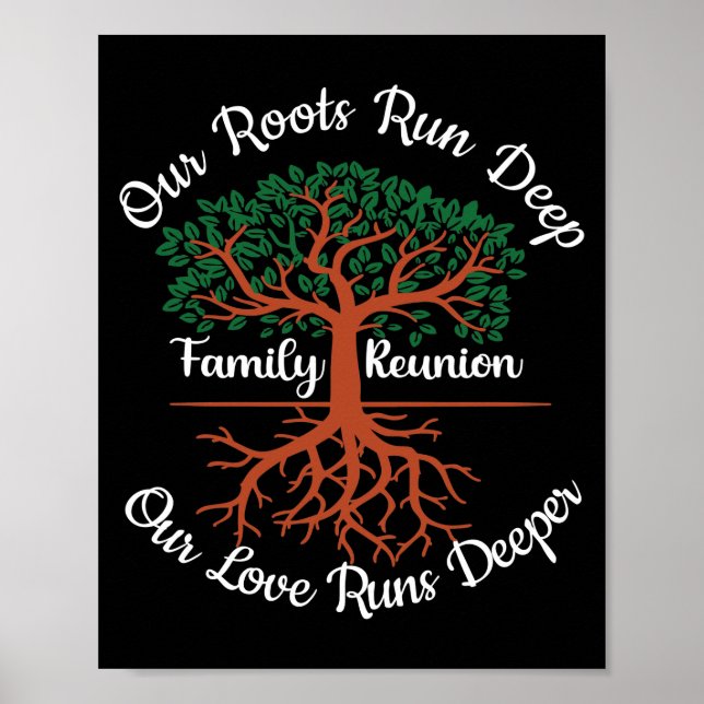 Póster Family Reunion Our Roots Run Deep Tree (Frente)