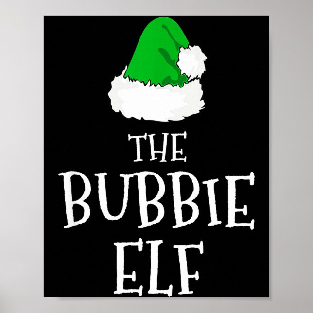 Póster Family The Bubbie Elf Christmas Matching Pajama Fu (Frente)