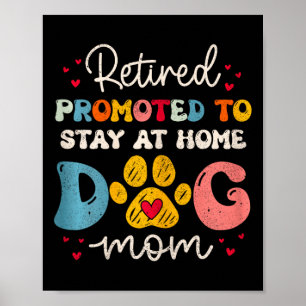 Póster Famosa Jubilación De Mamá Perro Por Moto De Perro