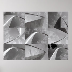 Póster Famosa puerta de entrada al Arco de St Louis