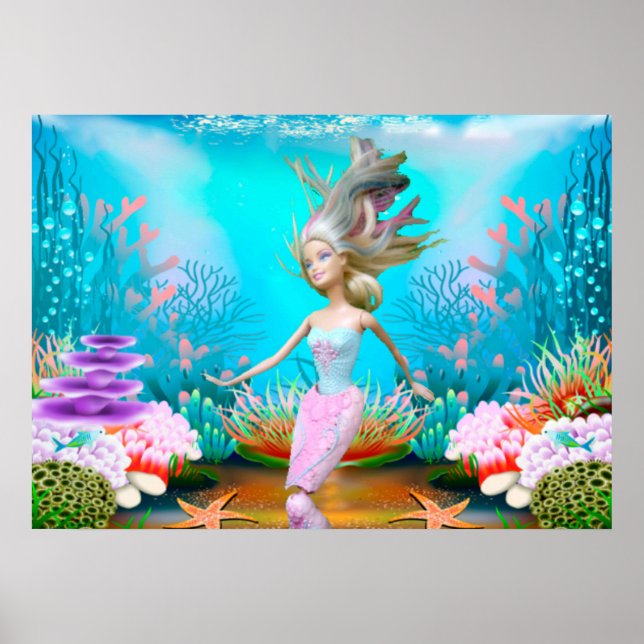 Póster Famosa sirena (Frente)