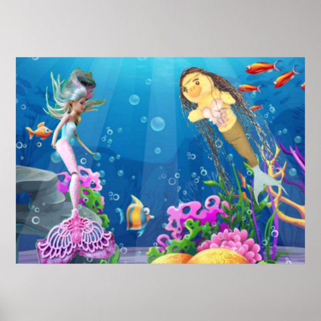 Póster Famosa sirena (Frente)
