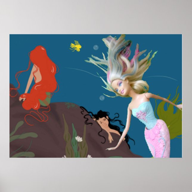 Póster Famosa sirena (Frente)