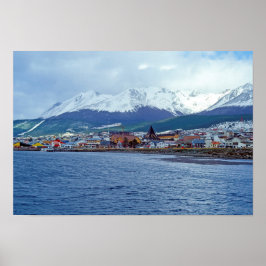 Póster Famosa Ushuaia - Tierra del Fuego, Argentina