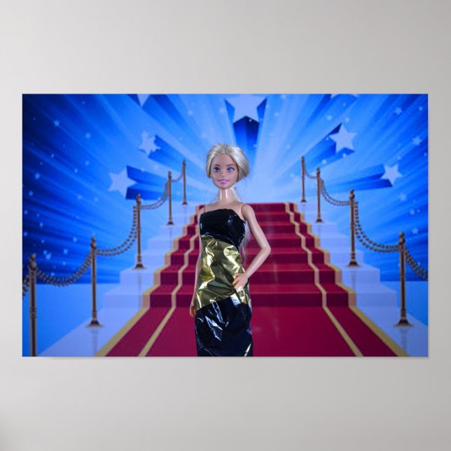 Póster Famosas estrellas y celebridades (Frente)