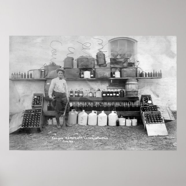 PÓSTER FAMOSO AGENTE DE PROHIBICIÓN - HERMANO DE AL CAPON (Frente)