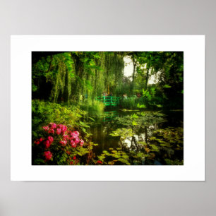 Póster Famoso Claude Monet Giverny Lilies Pond Poster