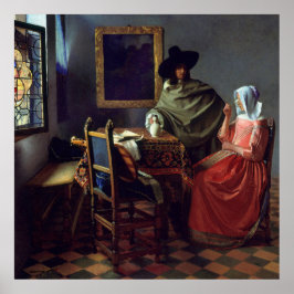 Póster Famoso dúo Vermeer pintar la cosecha