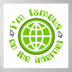 Póster Famoso En Internet