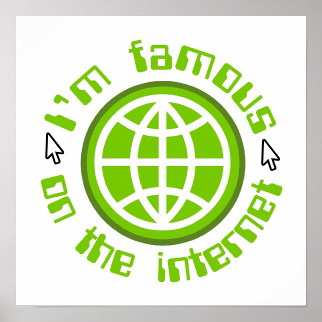 Póster Famoso En Internet (Frente)
