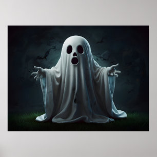 Póster Famoso fantasma de Halloween