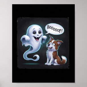 Póster Famoso fantasma Husky Dog Boop Silvestre Puppy H