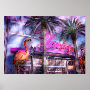 Póster Famoso Flamingo