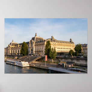 Póster Famoso Museo de Orsay - París, Francia, Europa