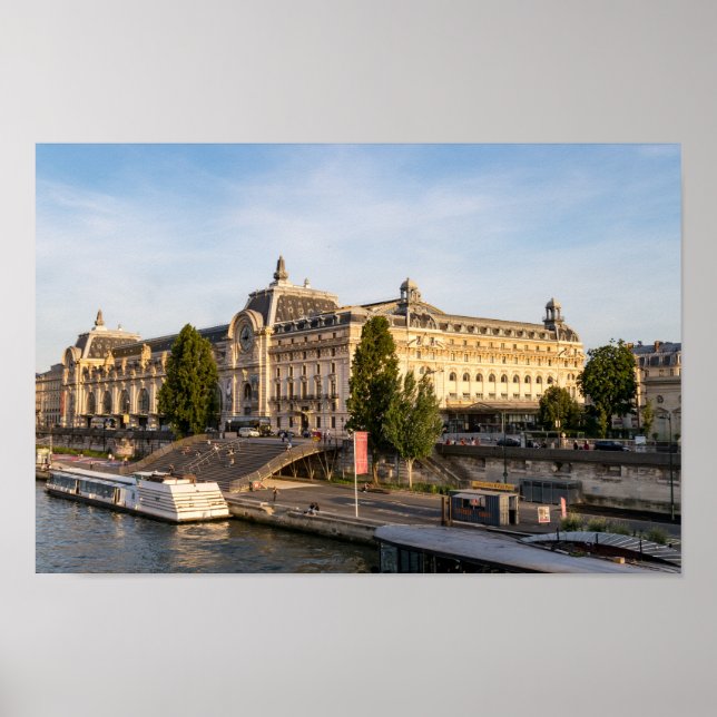 Póster Famoso Museo de Orsay - París, Francia, Europa (Frente)
