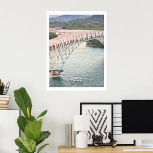 Póster Famoso puente de San Juanico, Filipinas - 