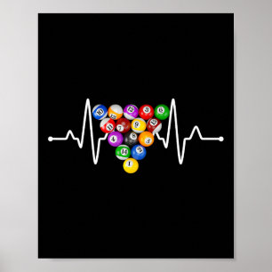 Póster Famosos Billiards Art Billiard Jugando Jugadores D