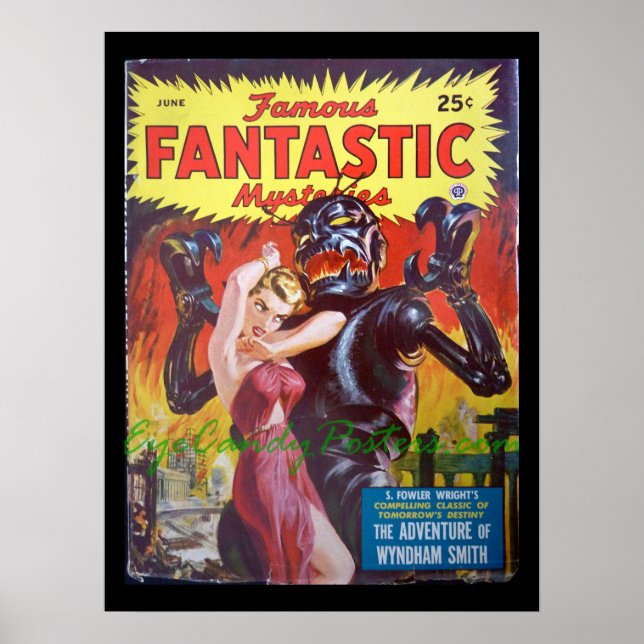 Póster Famosos misterios fantásticos 13_Pulp Art (Frente)