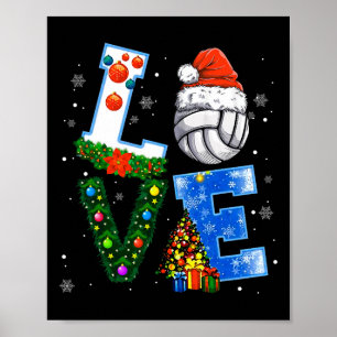 Póster Famosos Navidades de voleibol adoran Navidad