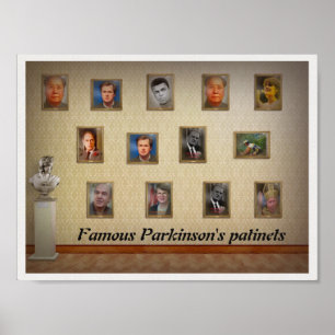 Póster Famosos pacientes con Parkinson
