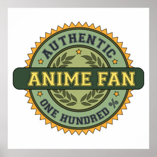 Póster Fan auténtica del animado