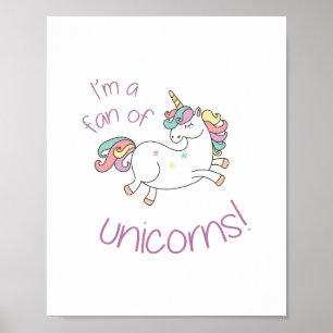 Póster Fan de Unicorn